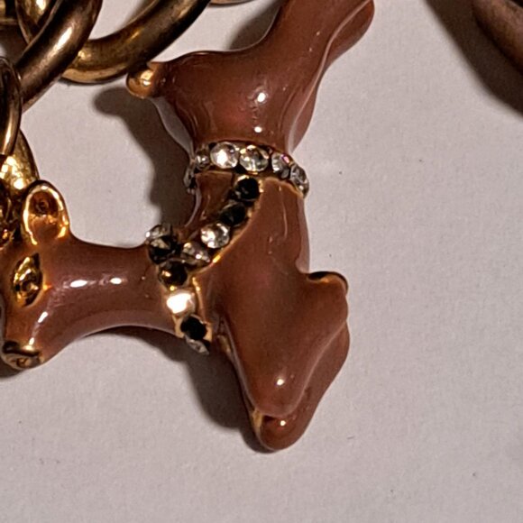 2007 Limited edition Juicy Couture gold tone charm bracelet christmas - Picture 6 of 10